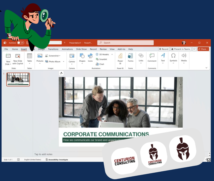 New in PowerPoint: Add Company-Approved Images